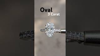 3 Carat oval Engagement ring 💍😍✨ foryou foryoupage shopnow buynow shortsfeed shortsyoutube [upl. by Drofnil]