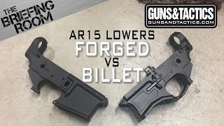 AR15 Lower Receivers Forged vs Billet [upl. by Htenywg382]