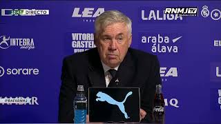 Rueda de prensa ANCELOTTI post Alavés 01 Real Madrid 21122023 [upl. by Leonard]