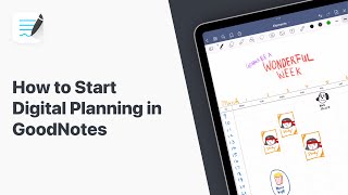 How to Start Digital Planning in GoodNotes [upl. by Derna409]