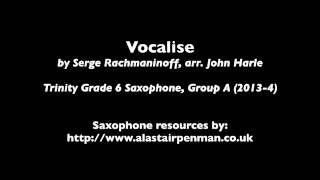 Vocalise by Rachmaninoff arr Harle [upl. by Armitage]