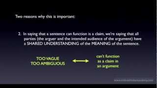 What is a Claim Statement or Proposition [upl. by Iad]