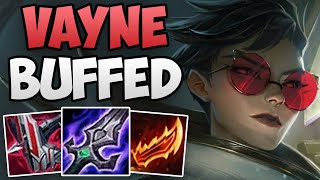 CHALLENGER ADC DOMINATES WITH 136 BUFFED VAYNE  CHALLENGER VAYNE ADC GAMEPLAY  Patch 136 S13 [upl. by Barnie19]