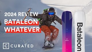 2024 Bataleon Whatever Snowboard Review  Curated [upl. by Kinelski]