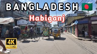 Bangladeshi 4K Walking Tour Sylhet City 2024  Old Hospital Road Habiganj 4k Walking Tour 2024 [upl. by Tallbott]