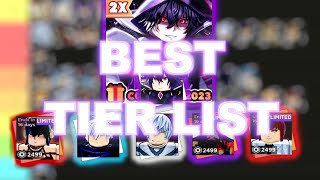 UPDATED THE BEST TIER LIST IN ANIME DIMENSIONS [upl. by Wenger]