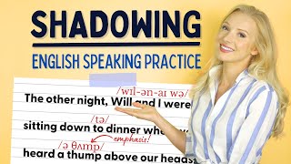 English Speaking Practice  Speak with me Shadowing Method [upl. by Junji]