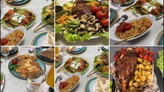 ✨Idée de Repas de Aid alfitr ✨gigot d’agneau ✨légumes✨salade burrata✨croissants aux saumon✨ [upl. by Notsruht858]