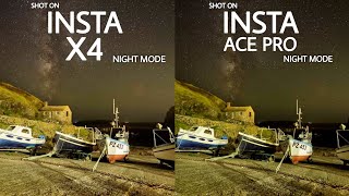 insta360 X4 VS insta360 ACE PRO Night Mode Camera Test [upl. by Ecinahc]