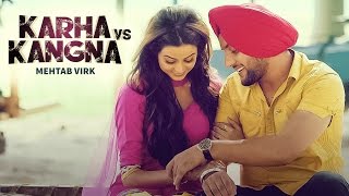 Mehtab Virk Karha Vs Kangna Video Song  R Guru  Latest Punjabi Songs 2016  TSeries [upl. by Ekralc413]