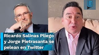 🥊 ¡Hay tiro 😅 Ricardo Salinas Pliego y Jorge Pietrasanta protagonizan nueva pelea en Twitter [upl. by Erbma137]