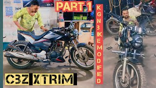 CBZ Extreme bike modification new look🔥2023 🏍️🖐️Part 1 bike kgncbz modified9775123122 [upl. by Furie372]