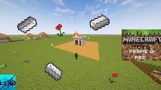 Minecraft  Tuto ferme à fer et à colorant rouge [upl. by Nort644]