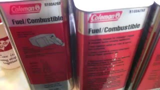 Coleman Camp Fuel for Cheap [upl. by Ellebyam]