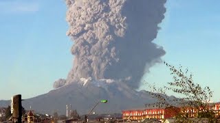 5 Monster Volcano Eruptions Caught On Camera [upl. by Kornher]