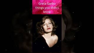 Greta Garbo 6 surprising things you didnt know shorts [upl. by Andaira]