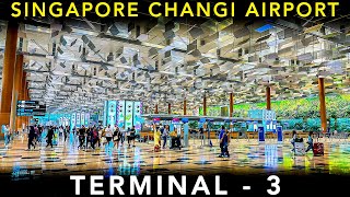 A COMPLETE guide on TERMINAL3 at SINGAPORE CHANGI AIRPORT  Airport Experience [upl. by Lisabet33]