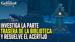 Investiga la parte trasera de la biblioteca y resuelve el acertijo ｜ Enkanomiya ｜ Genshin Impact [upl. by Doyle652]