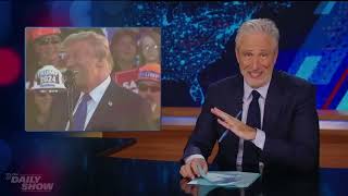 Jon Stewart Slams Trump’s Fast Food Obsession amp The Enemy Within Threat  MustSee Breakdown [upl. by Bohun]