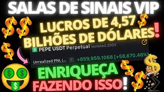 ✅🤑👌SALA DE SINAIS LUCROS dos ASSINANTES 457 BILHÕES USDT ENRIQUEÇA FAZENDO ISSO 😉👆👆✅🤑🤑 [upl. by Ecnarepmet]