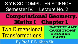 Important Examples on Computational Geometry Chapter 1 [upl. by Audras]