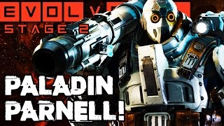 PALADIN PARNELL BRAND NEW HUNTER Evolve Gameplay Walkthrough  Stage Two Hunt PC 1080p 60fps [upl. by Dewhurst389]