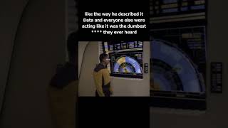 Geordis Theory wasnt so Crazy startrekreview [upl. by Ludovick]