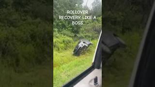 Nice little rollover recovery winchout right there automobile offroad shorts [upl. by Radnaskela961]