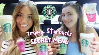 Trying Starbucks SECRET MENU from TikTok SOUR CANDY 😱 [upl. by Nuhsal]