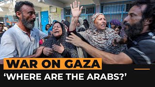 Why Palestinians in Gaza ask ‘Where are the Arabs’  Al Jazeera Newsfeed [upl. by Tonnie242]