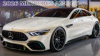 2026 Mercedes AMG GT 4 Door Apple Green Metallic [upl. by Sisely]