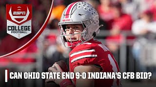 Are undefeated Indiana Hoosiers CFP hopes ON THE LINE vs Ohio State 😮  Countdown to GameDay [upl. by Ornstead]