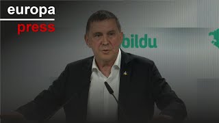 Otegi pregunta si va a haber quotsumaquot abertzale por la izquierda o quotun gobierno que restaquot [upl. by Satsok]