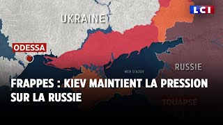 Frappes  Kiev maintient la pression sur la Russie [upl. by Faunia]