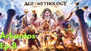 Age of Mythology Retold  Fall of the Trident  Arkantos Hard Campaign  Ep8 [upl. by Mareld]