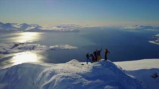 Ski touring  Uloya island  Lyngen Alps [upl. by Candless]