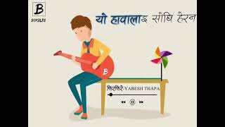 Firfirey  Yabesh Thapa  Karaoke with Lyrics [upl. by Brandon189]