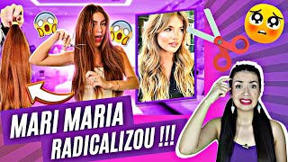 REAGINDO AO NOVO CORTE DE CABELO DE MARI MARIA O MAIS CURTO QUE ELA JÁ TEVE 😱 COM DICAS PÓS CORTE [upl. by Fanny99]