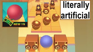 Top 4 Artificial Levels in Rolling Sky [upl. by Ahsaten411]