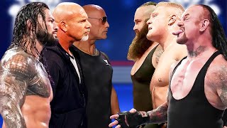 Roman Reigns The Rock Goldberg vs The Undertaker Brock Lesnar Braun Strowman WWE 30 October 2024 1 [upl. by Kasey]