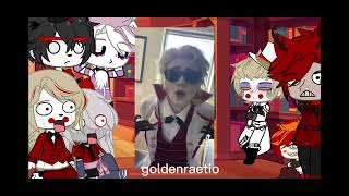 Hazbin Hotel react to tik toks of themselves  radioapple  watch in 2x [upl. by Mungovan70]