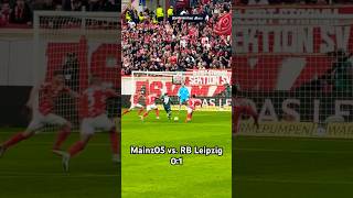 Mainz05 vs RB Leipzig 01  mainz rbleipzig bundesliga [upl. by Yrrehc]