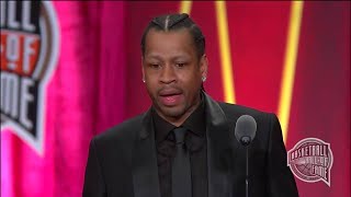 Allen Iversons 2016 Hall of Fame Induction Speech [upl. by Oicaro]