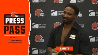 Myles Garrett Press Conferences  January 11 2024 [upl. by Kursh]