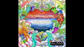 Flip Through Mythographic  Labyrinth Coloring Book by Joseph Catimbang [upl. by Myrilla]