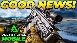 Good News For Delta Force Mobile Fans New ANNOUNCEMENT is Here [upl. by Ayana]