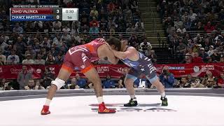 86kg semifinal  Chance Marsteller vs Zahid Valencia  2024 US Olympic Wrestling Trials [upl. by Adnam]