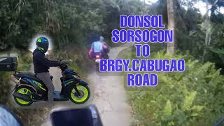 DONSOL SORSOGON TO BRGYCABUGAO ROAD [upl. by Evin]