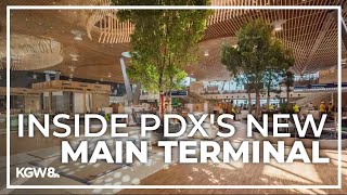 Portland airport sets Aug 14 opening date for new main terminal [upl. by Rozanna]