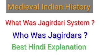 Jagirdari System  Medieval History  Mughal Empire  Hindi Explanation [upl. by Eniladam588]